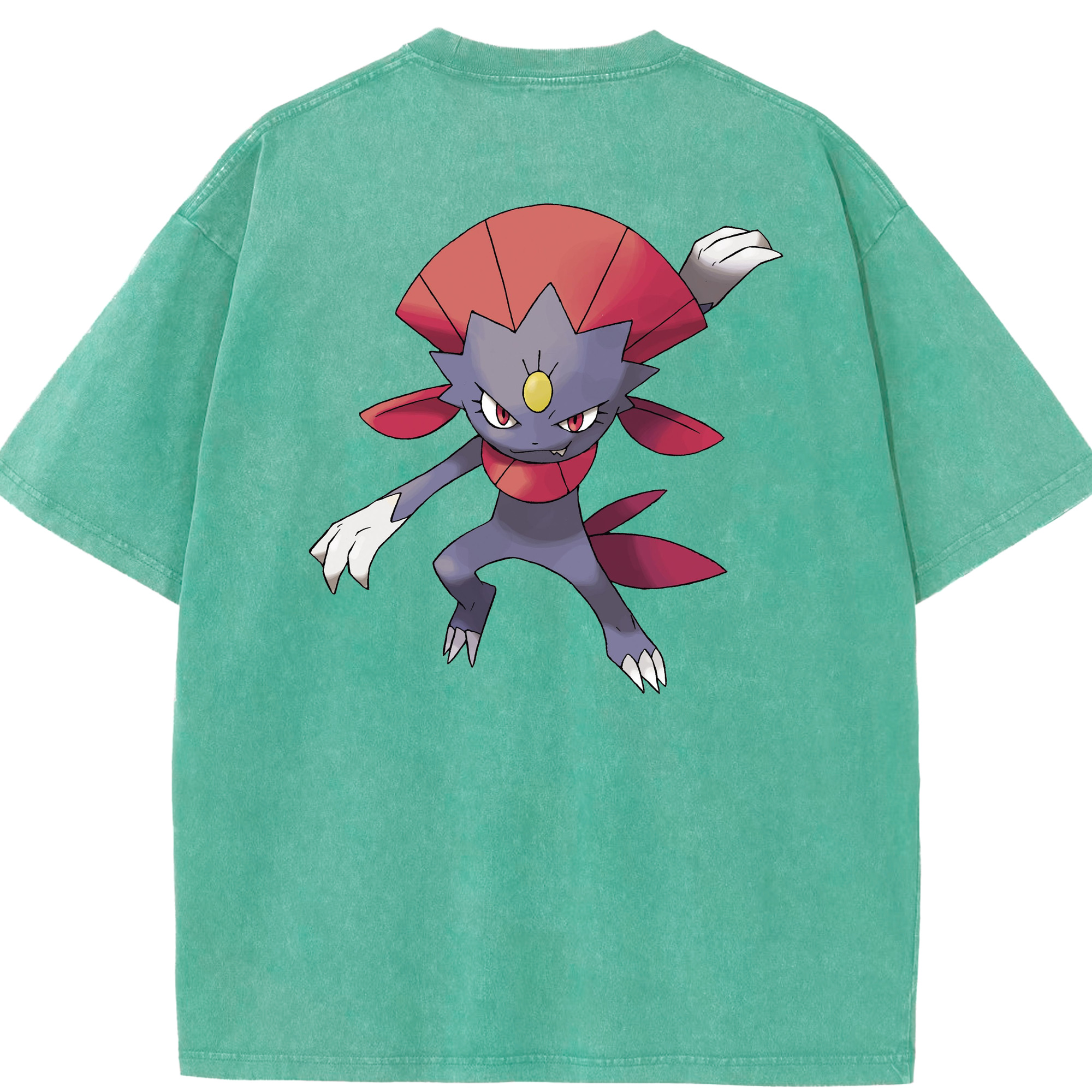（画像用） ポケットモンスター Pokémon 綿100% ヴィンテージ風 半袖Tシャツ（背面プリント）